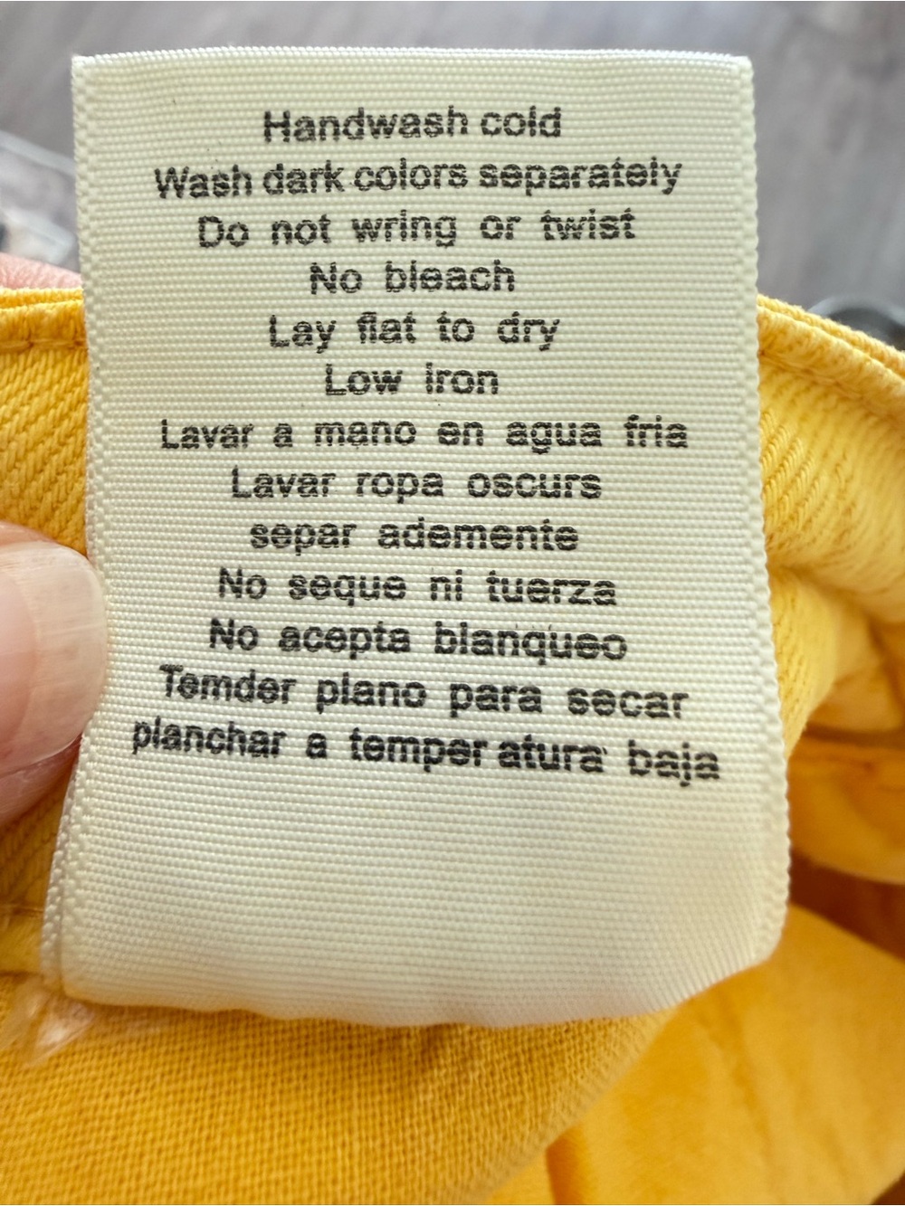NWT-Judy Blue Vibrant Yellow High Rise, Cropped, Raw Hem Jeans Sz 9/29 - Picture 10 of 14